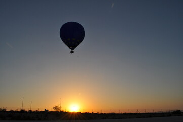 Vuelo globo aerostatico amanecer
