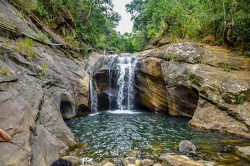 Bambarakiriella Waterfall, Riverstone, Sri Lanka