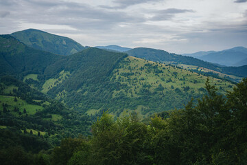Landscape in Slovakia countryside