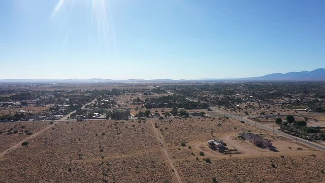 Palmdale California Drone View