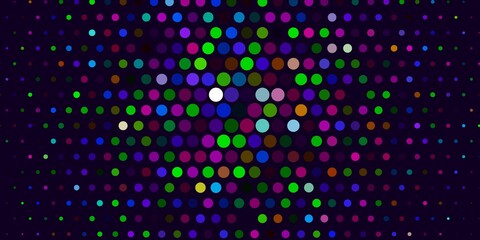 Fototapeta na wymiar Light Multicolor vector template with circles.