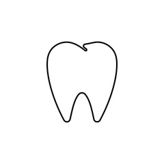 icon of the tooth. vector illustration