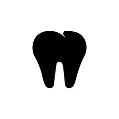  icon of the tooth. vector illustration