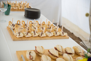 Detalle entrantes bufet