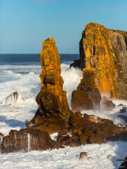 Portio beach, Liencres , Pi&eacute;lagos, Cantabrian sea, Cantabria, Spain, Europe