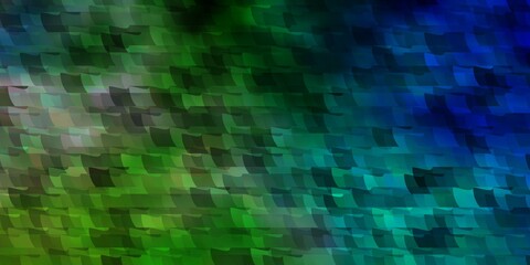 Light Blue, Green vector texture in rectangular style.