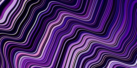 Light Purple vector texture with curved lines.