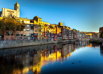 Perspective and reflection photo, Girona, Spain