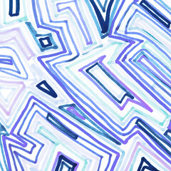 White Geometric Texture. Sky Artistic Design.