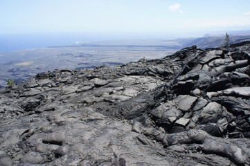 ハワイ島　溶岩の島