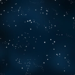 Stars sky universe dark night galaxy background.
