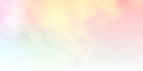 Light Multicolor vector backdrop with cumulus.