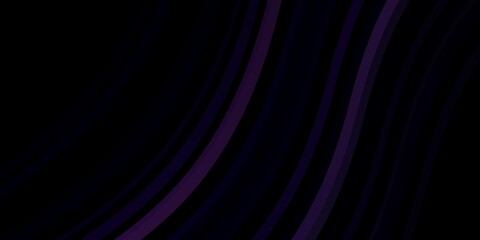 Dark Purple vector backdrop with curves.