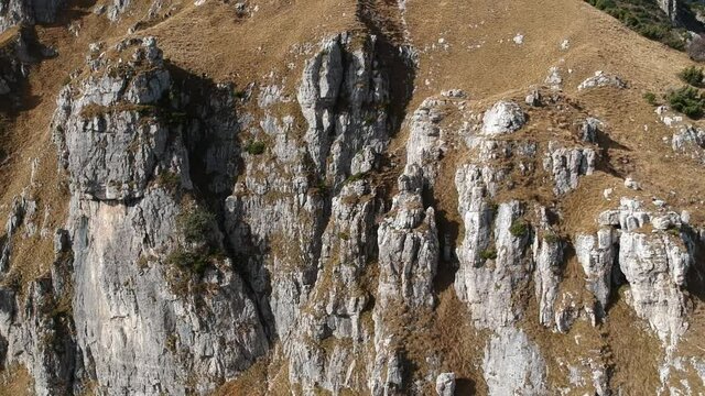 Landscape of the Grigna meridionale mountain in Valsassina