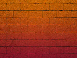 Tiles brick wall background texture.