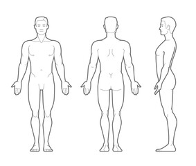Male body outline
