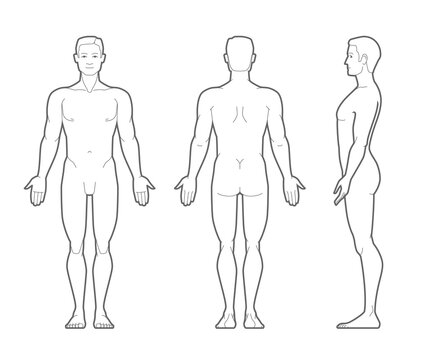 Male body outline