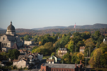 Fall in an Allegheny Mountain Town