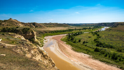 Wind Canyon of the Little Missouri River