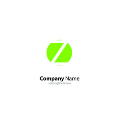 the simple elegant logo of letter z with white background