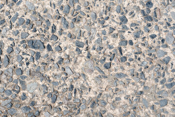 Close up of a texture of reinforced concrete