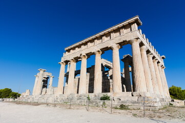 Antique temple goddess Aphaia, Aegina island, Aegean See. Photos by Darek Sokolowski, RF license, 2020