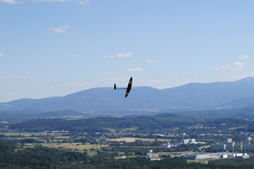 RC glider slope soaring