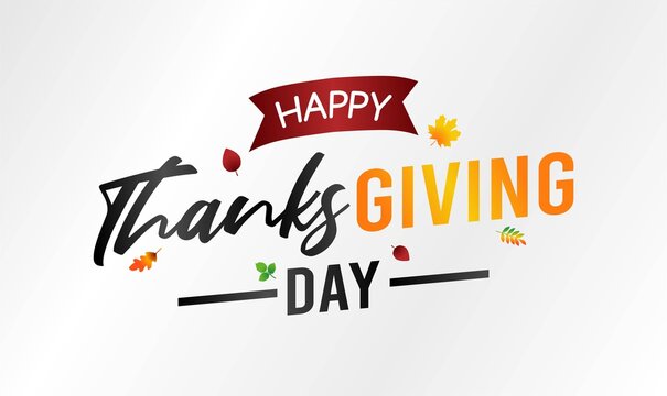 Happy Thanks Giving Days Vector Illustration. Suitable for greeting card, poster and banner.