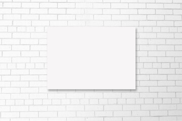 Modern A4 Canvas Mockup with Clipping Path