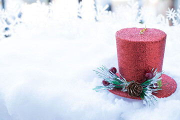 christmas candle and decorations