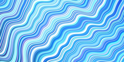 Dark BLUE vector template with curved lines.