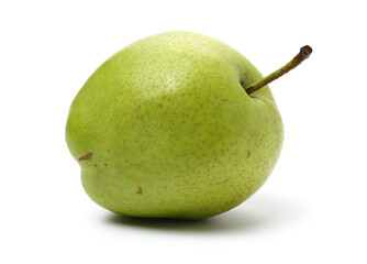 pears on a white background