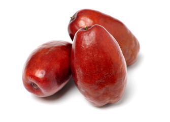 jujube or chinese date on white background