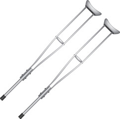 Crutches for disabled