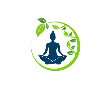 Yoga Meditation Logo Images – Browse 79,085 Stock Photos, Vectors, and  Video