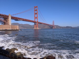 Fototapeta na wymiar San Francisco Golden Gate Bridge
