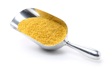 Millet on a white background