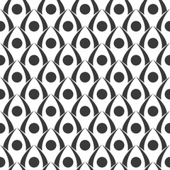 Seamless geometric pattern in art deco style