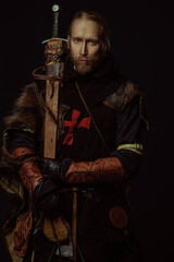 knight with sword
