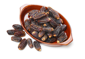 Dates on a white background