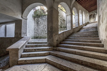 Scalinata centro storico Feltre