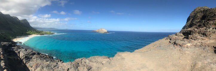 view of the sea and mountains