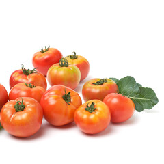 Fototapeta premium fresh tomato isolated on white background