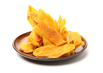 Mango. dry mango on the background