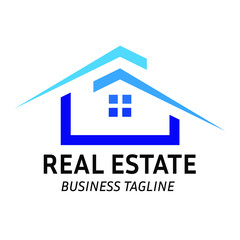 Real Estate Modern Logo Design Template vector