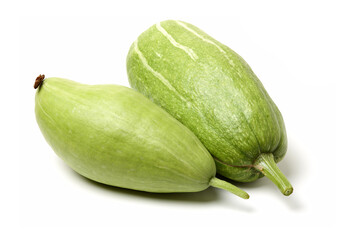Winter melon on white background