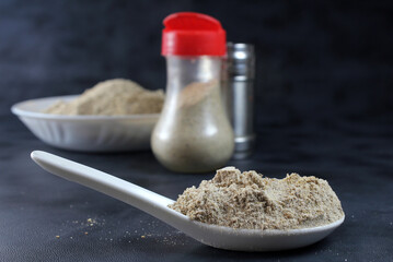 Chat masala is Indian Mixture of flavourful spices used in fruitsalad,salad,or Indian streetfood like dahi vada,bhelpuri or sevpuri