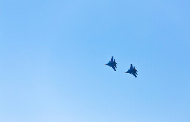 air show celebration of Victory Day