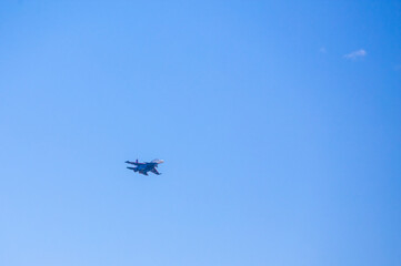 air show celebration of Victory Day