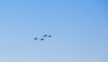 air show celebration of Victory Day